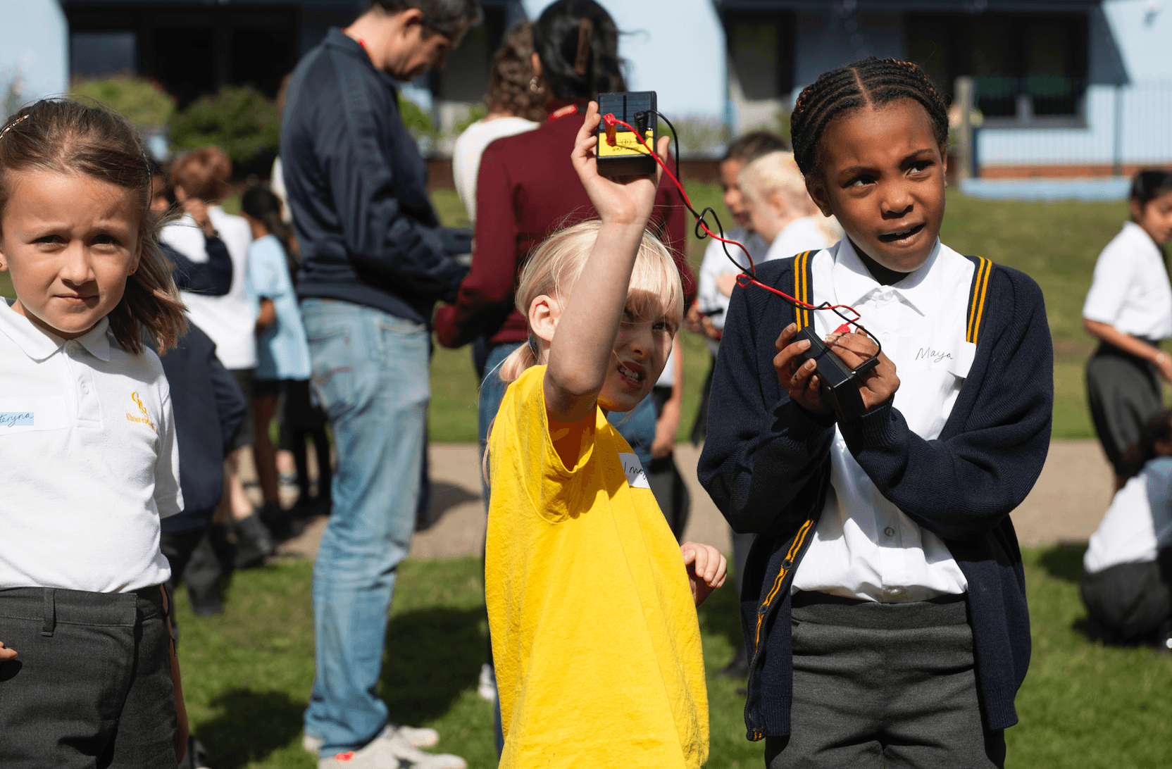 Girls from Churchfields Junior School